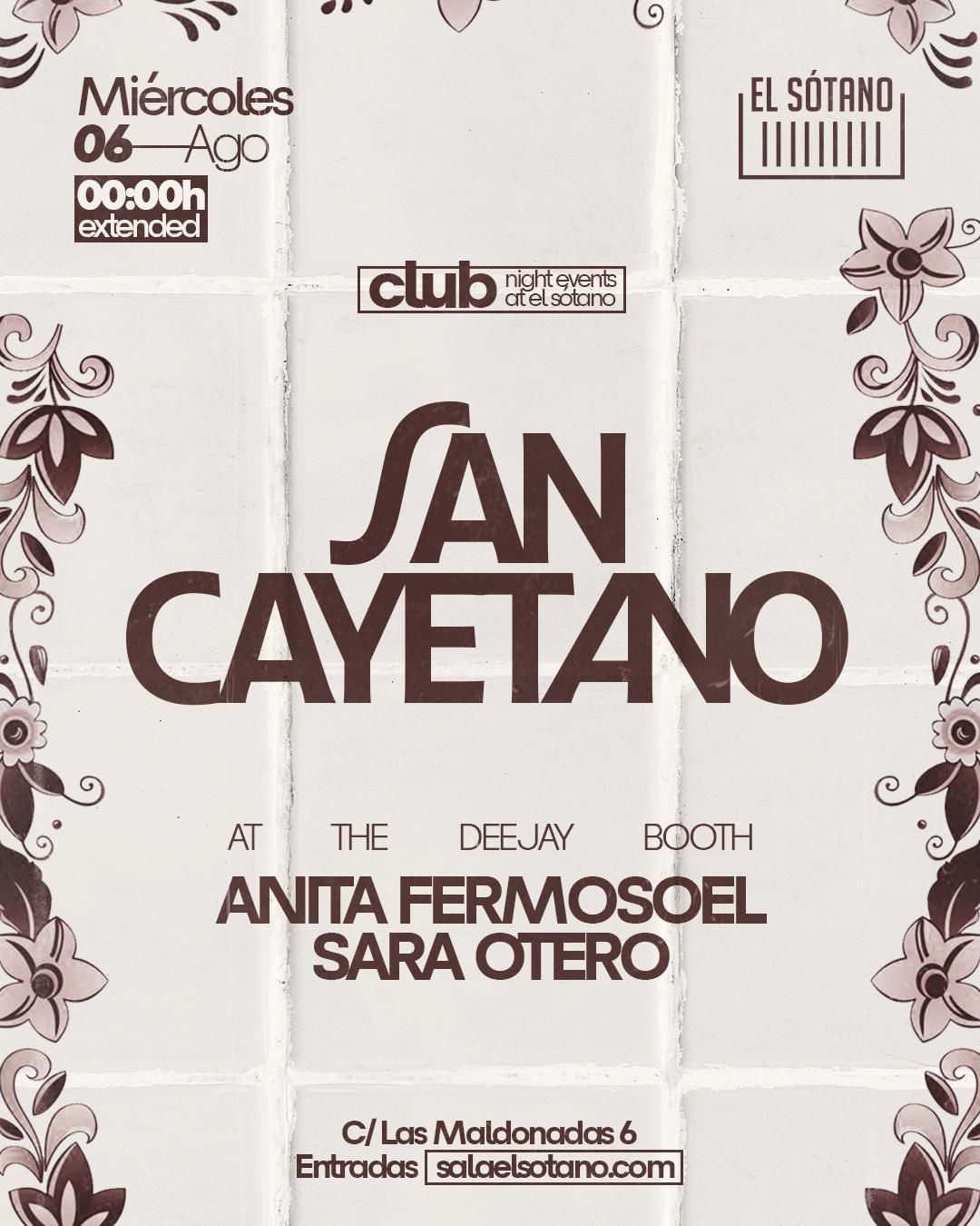 San Cayetano: Anita Fermosel, Sara Otero