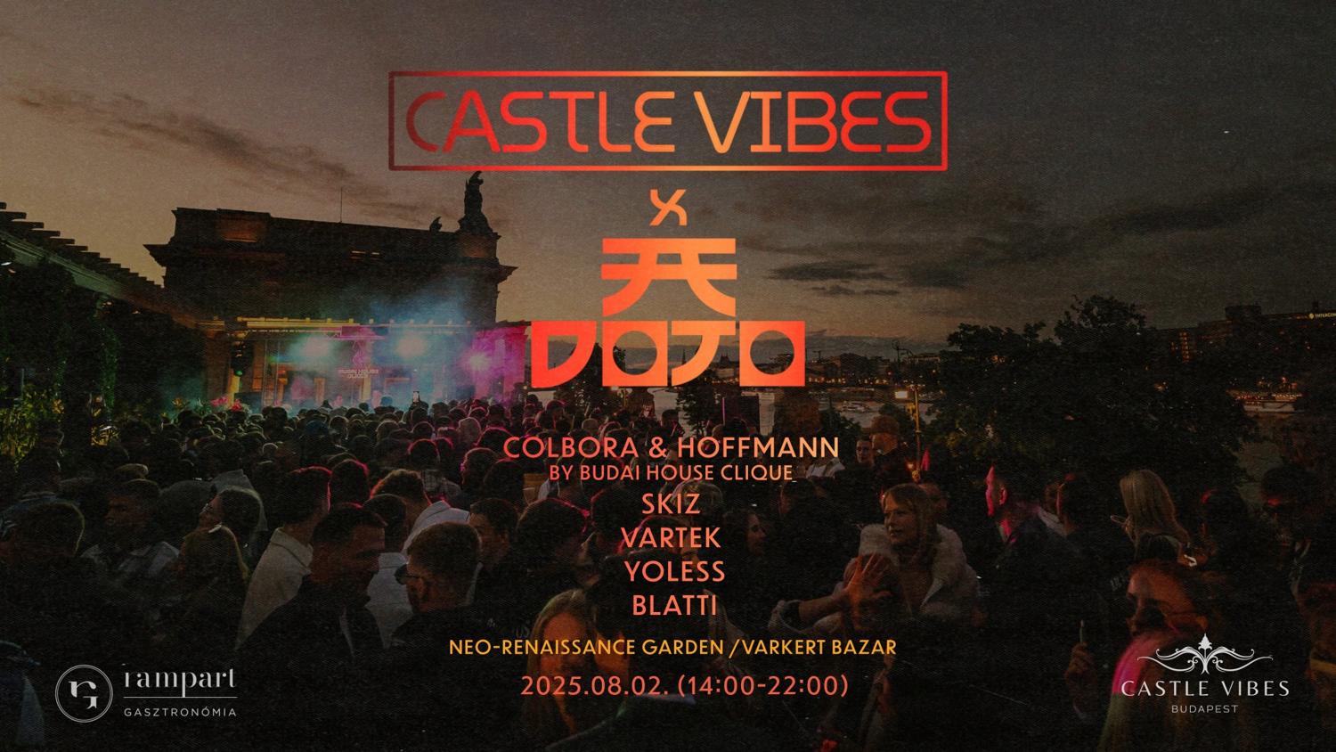 Castle Vibes Open-Air Daytime House Party In Buda Castle Neo-Renaissance Garden
