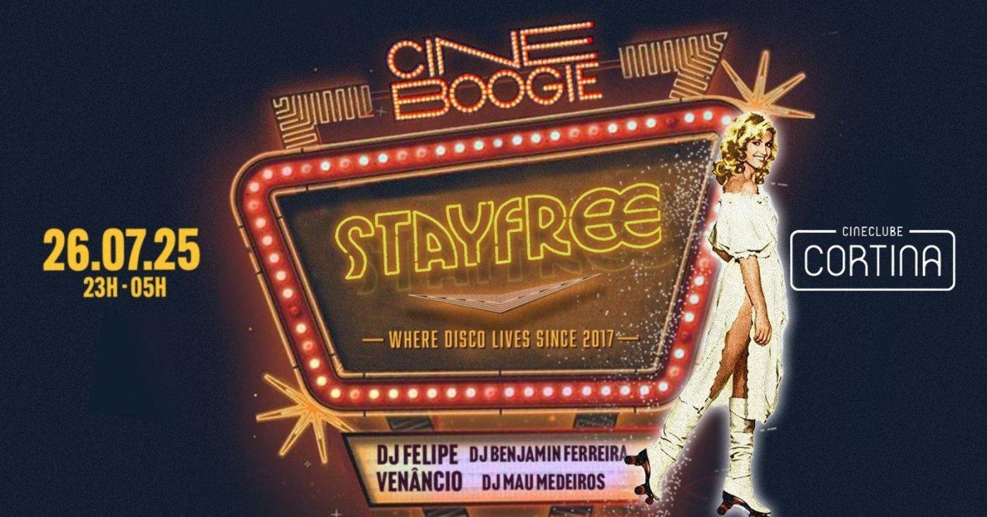 Stay Free Disco Party | 26.07 | Cineclube Cortina