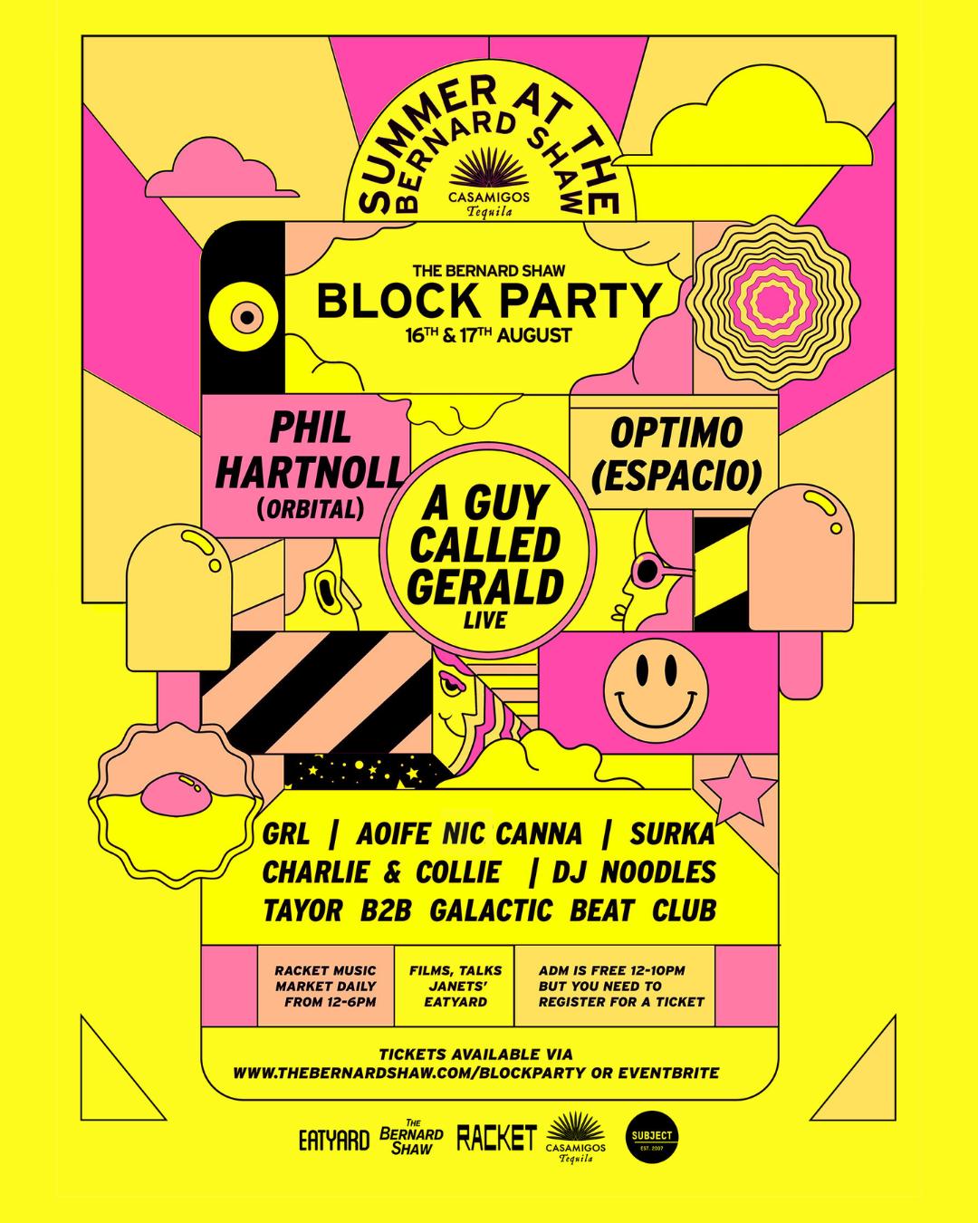 Bernard Shaw Block Party: A Guy Called Gerald & Phil Hartnoll (Orbital)