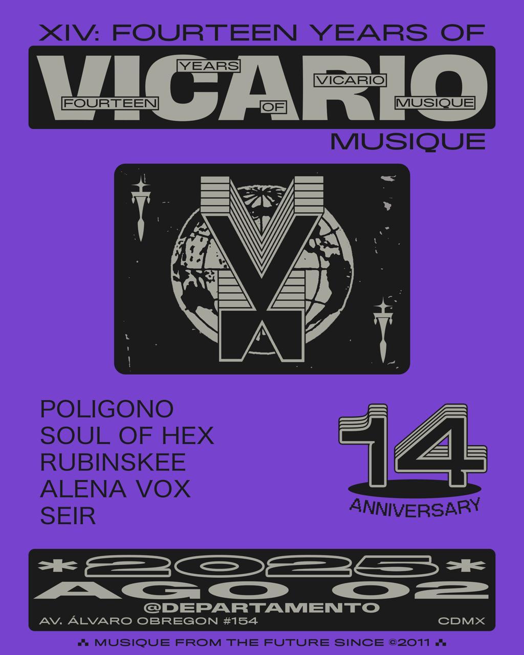 Xiv: Fourteen Years Of Vicario Musique At Cdmx