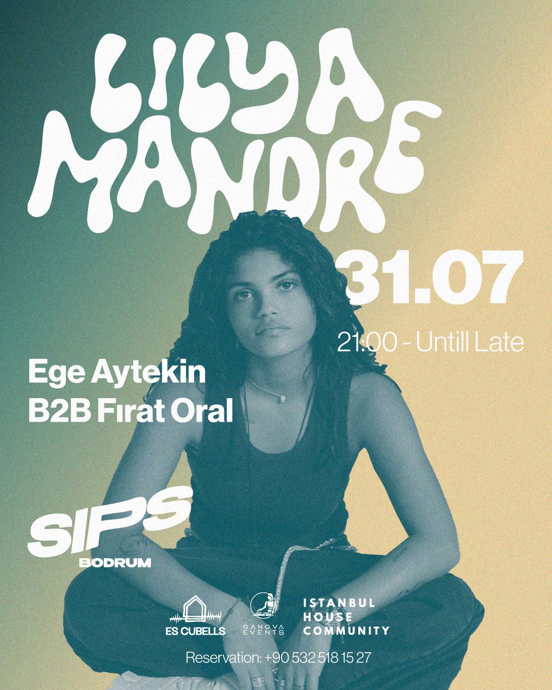 Lilya Mandre At Sips Bodrum