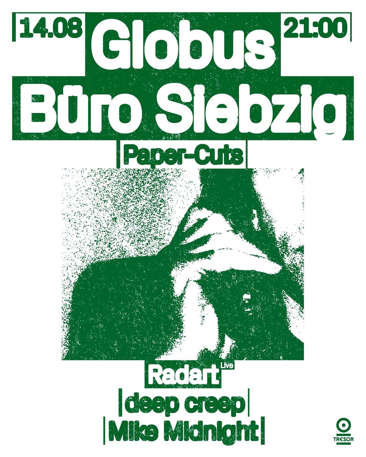 Globus Büro Siebzig: Paper-Cuts