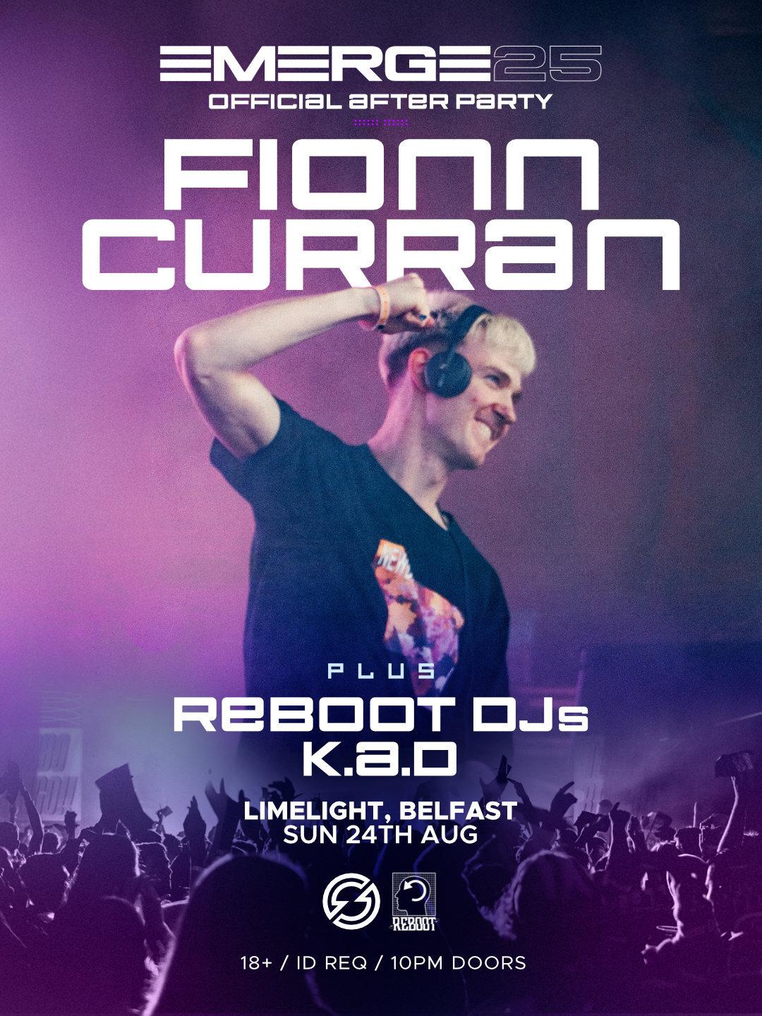 Emerge Afterparty · Sunday At Limelight -- Fionn Curran + More