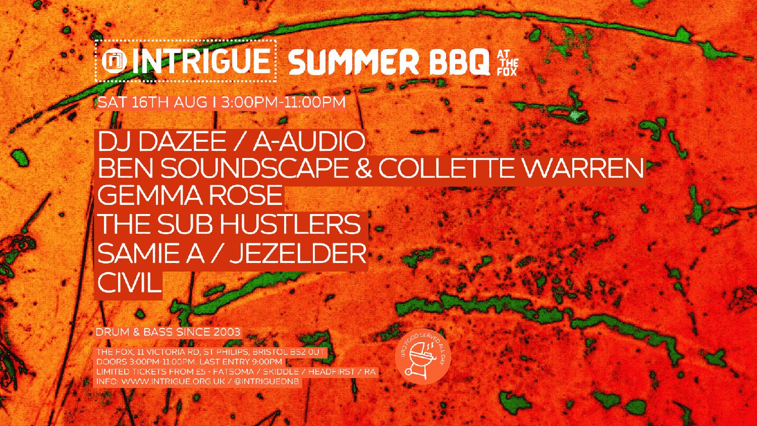 Intrigue Summer Bbq - Dazee, A-Audio