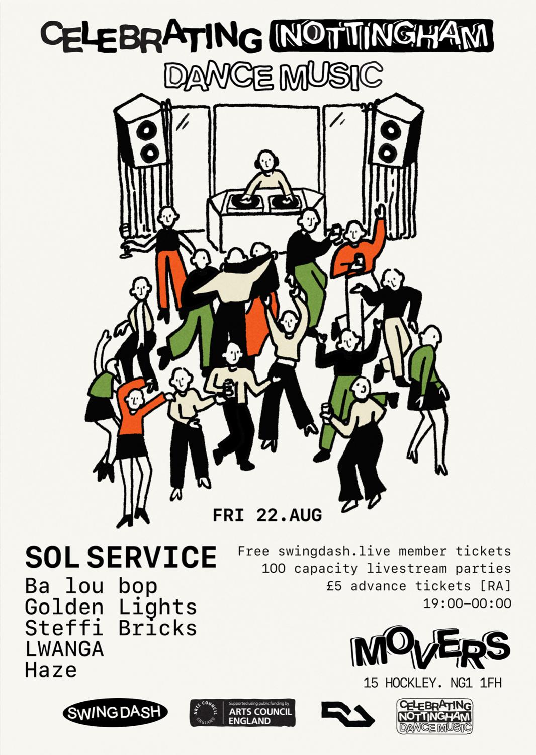 Sol Service: Celebrating Nottingham Dance Music