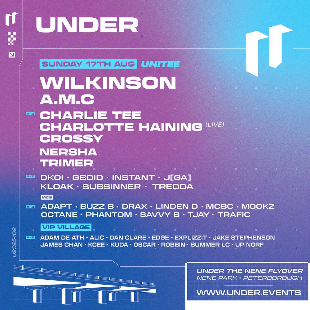 Under Pres Unitee With Wilkinson, A.M.C, Charlie Tee, Charlotte Haining, Crossy, Nersha, Trimer