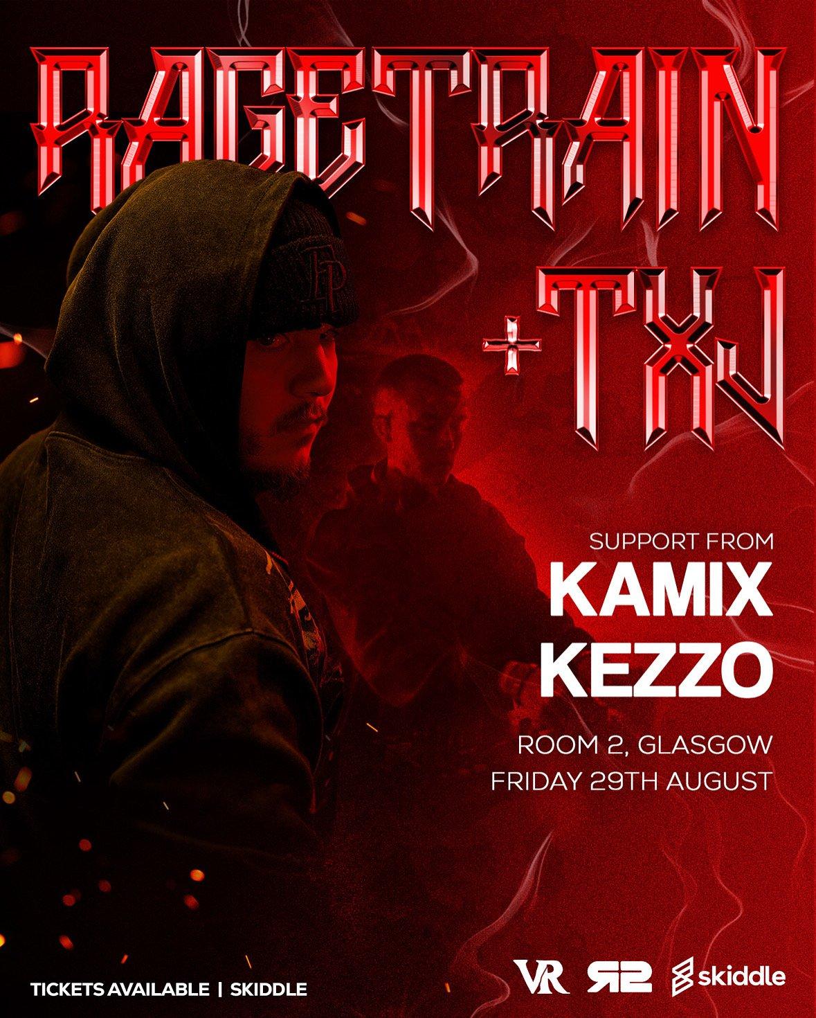 Velocity Presents: Ragetrain + Txj