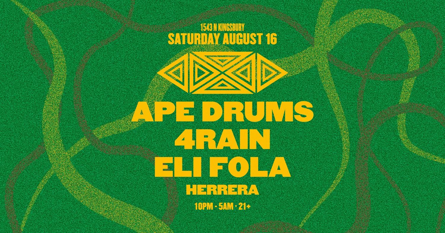 Ape Drums + 4Rain + Eli Fola