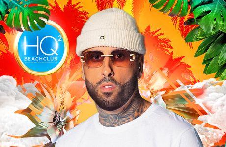 Nicky Jam Pool Party At Hq2 Beachclub