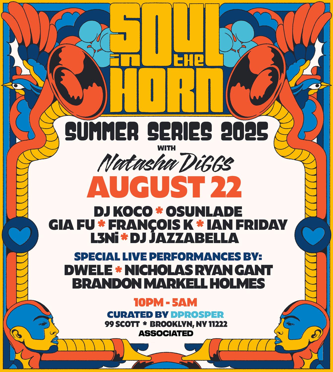 Soul In The Horn 2025 Summer Series With Natasha Diggs