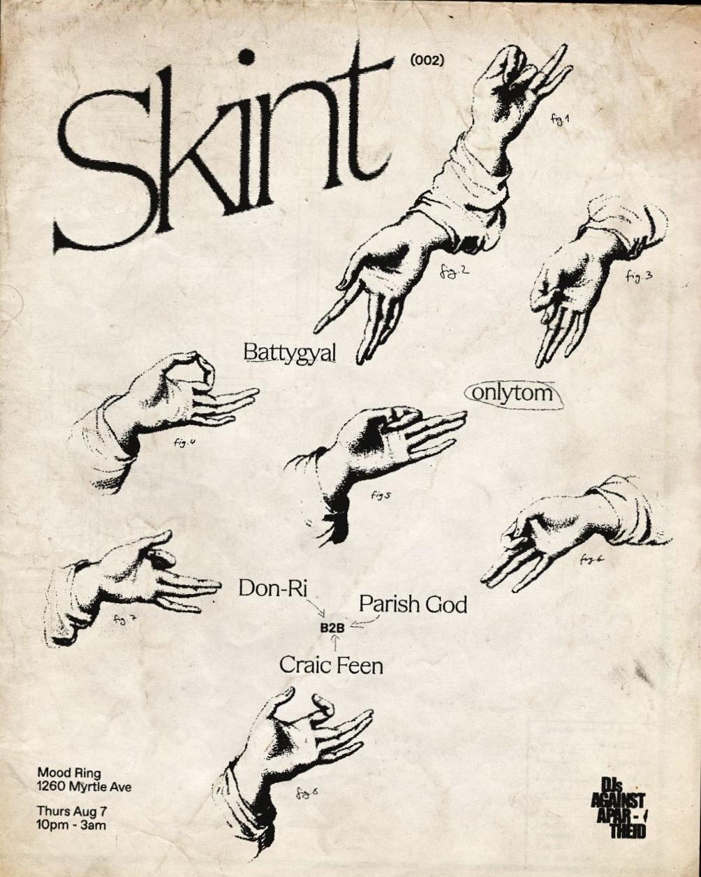 Skint: Battygyal, Onlytom, Don-Ri, Parish God, Craic Feen