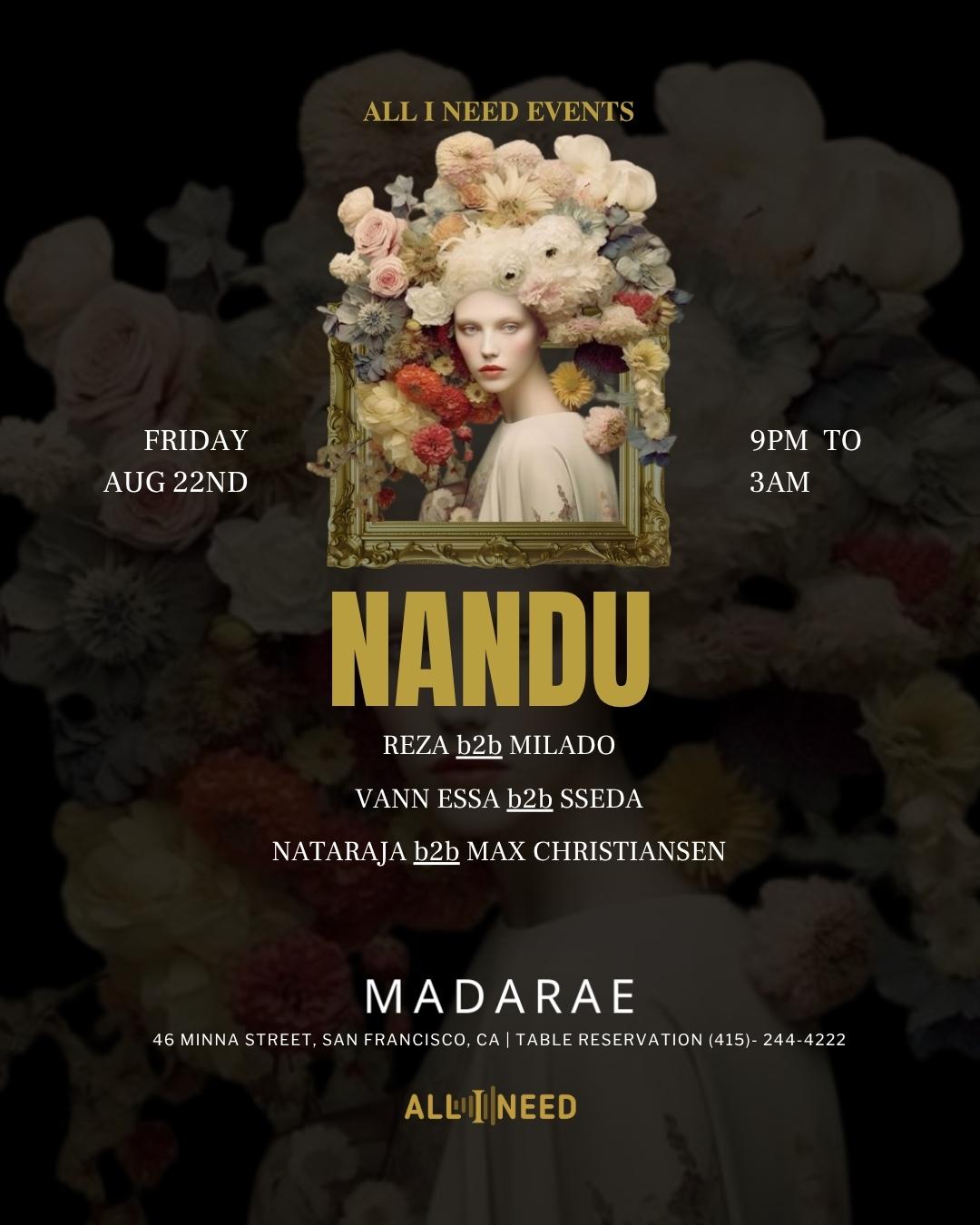 Nandu [Innervisions- Afterlife] At Madarae