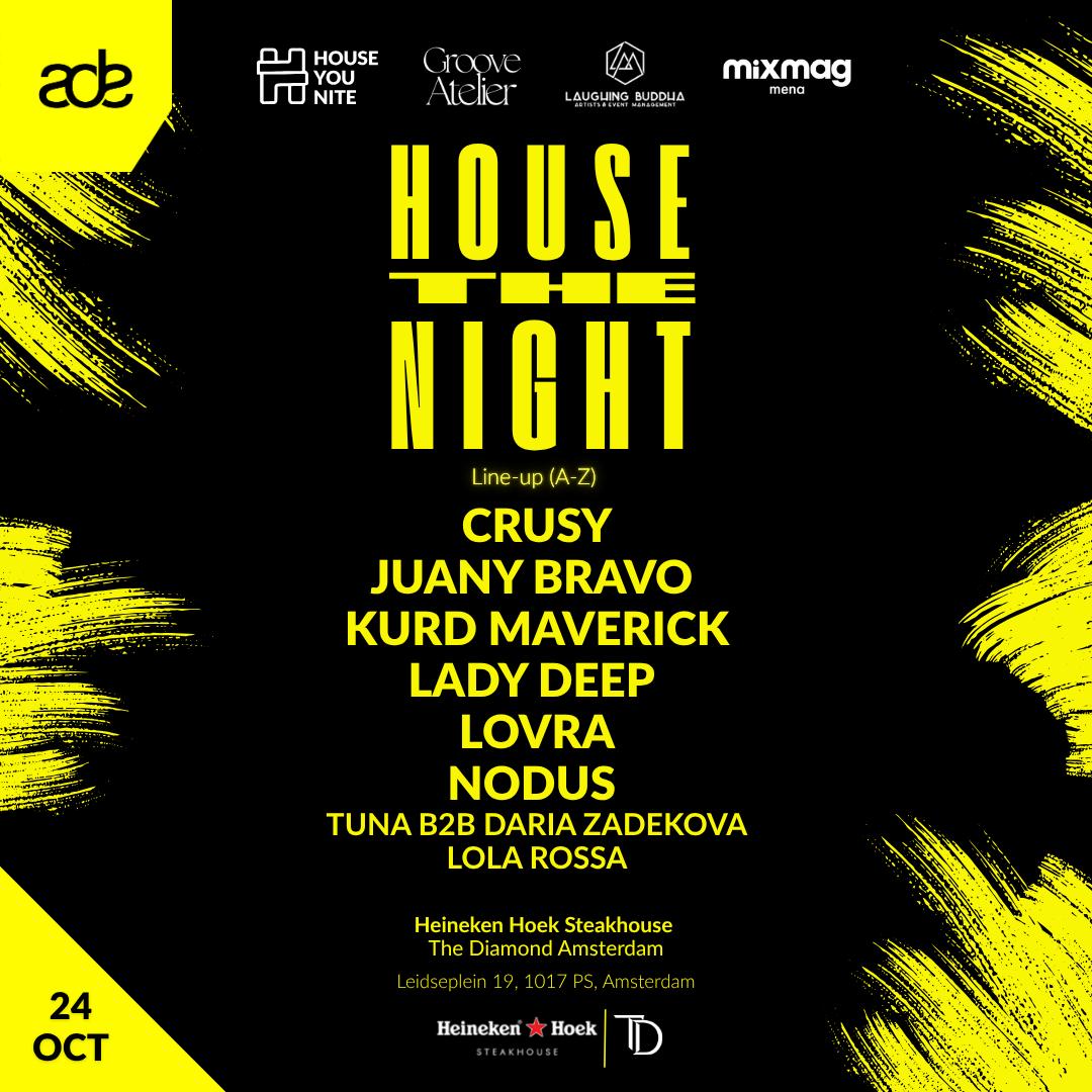 Houseyounite X Groove Atelier X Laughing Buddha X Mixmag Mena Present: House The Night