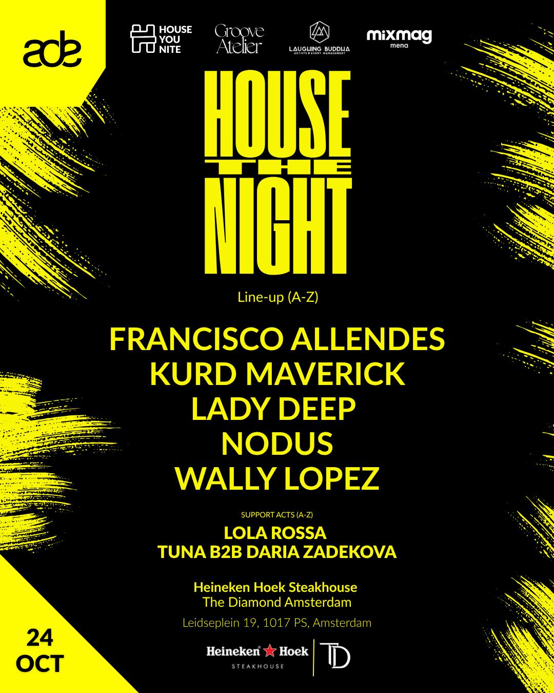Houseyounite X Groove Atelier X Laughing Buddha X Mixmag Mena Present: House The Night