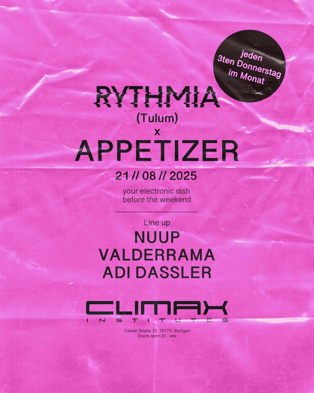 Appetizer X Rhytmia (Tulum)