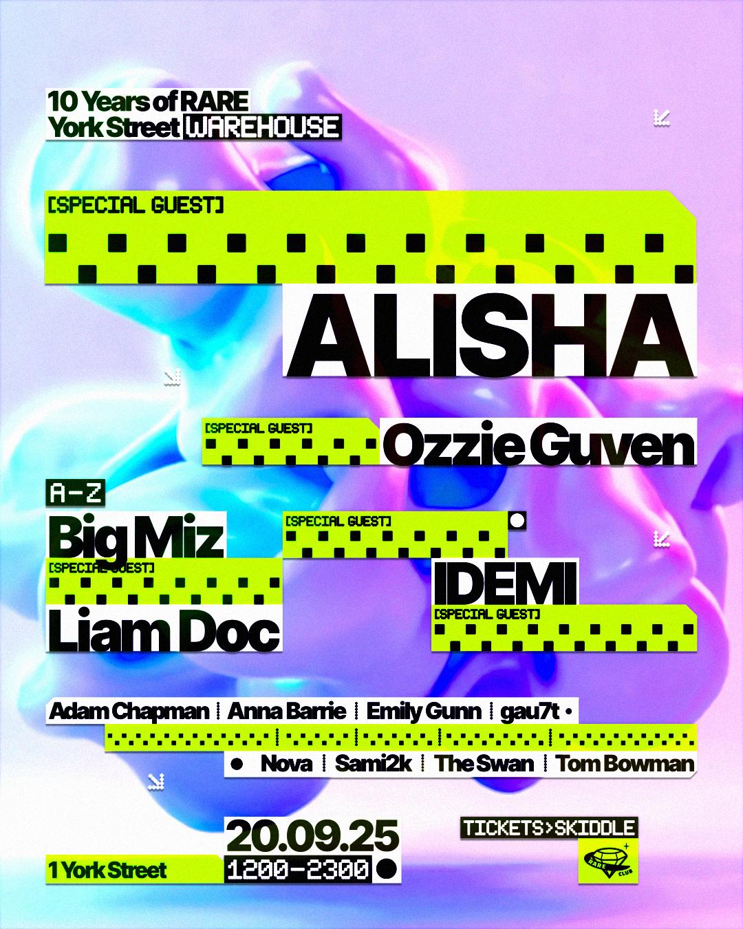 10 Years Of Rare // York Street Warehouse