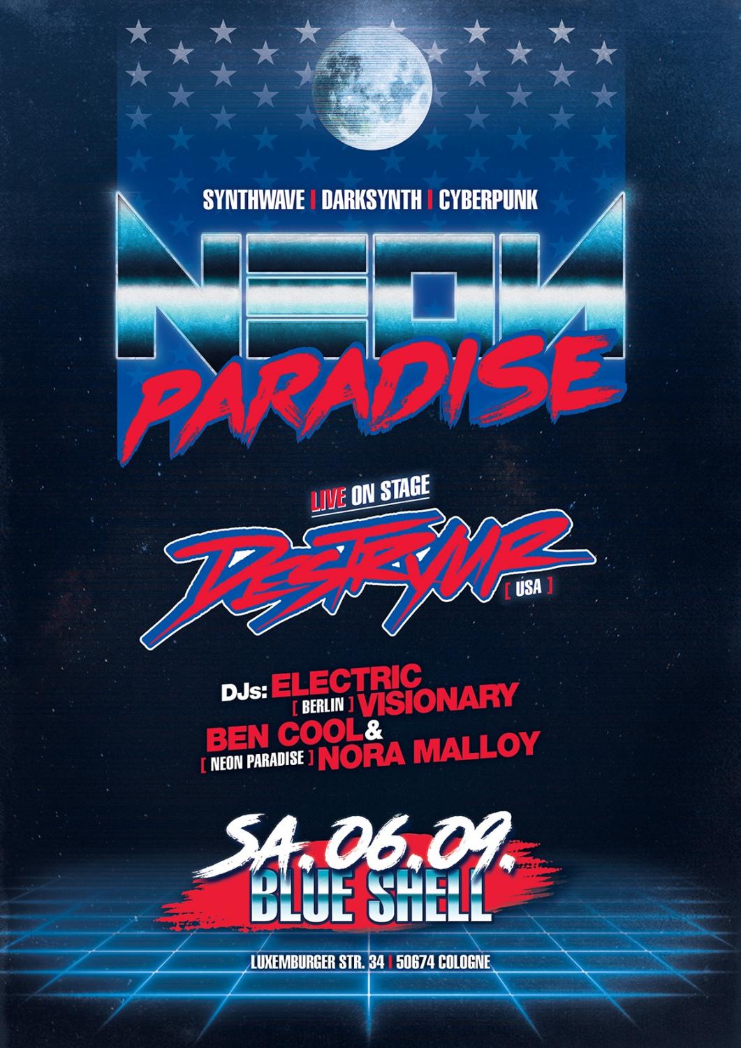 Neon Paradise X Destryur X Electric Visionary - Synthwave Party