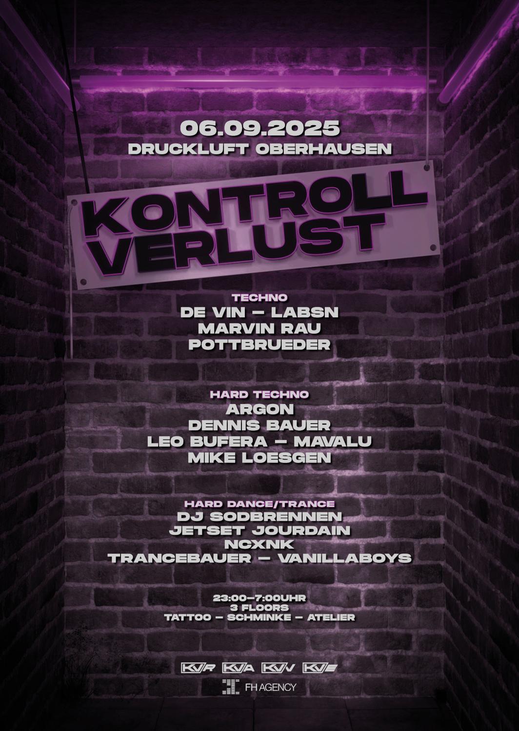 Kontrollverlust Im Druckluft Vol. Xi (Agency Night)