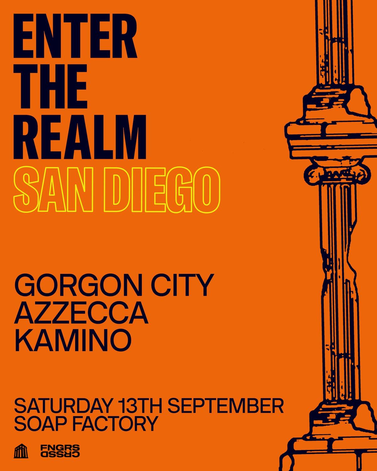 Fngrs Crssd Presents Gorgon City: Enter The Realm With Azzecca & Kamino