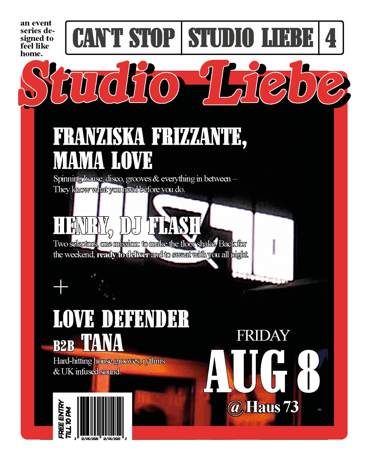 Can'T Stop X Studio Liebe No. 4