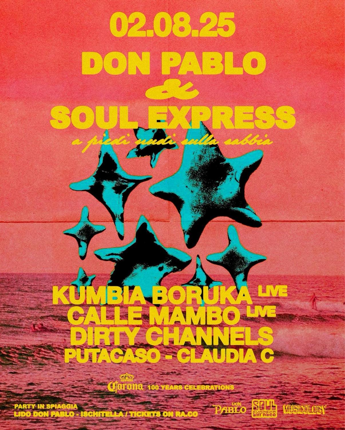 Soul Express Special With Dirty Channels, Kumbia Boruka Live E Calle Mambo