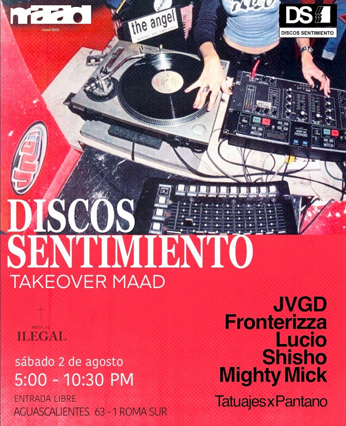 Discos Sentimiento Takeover