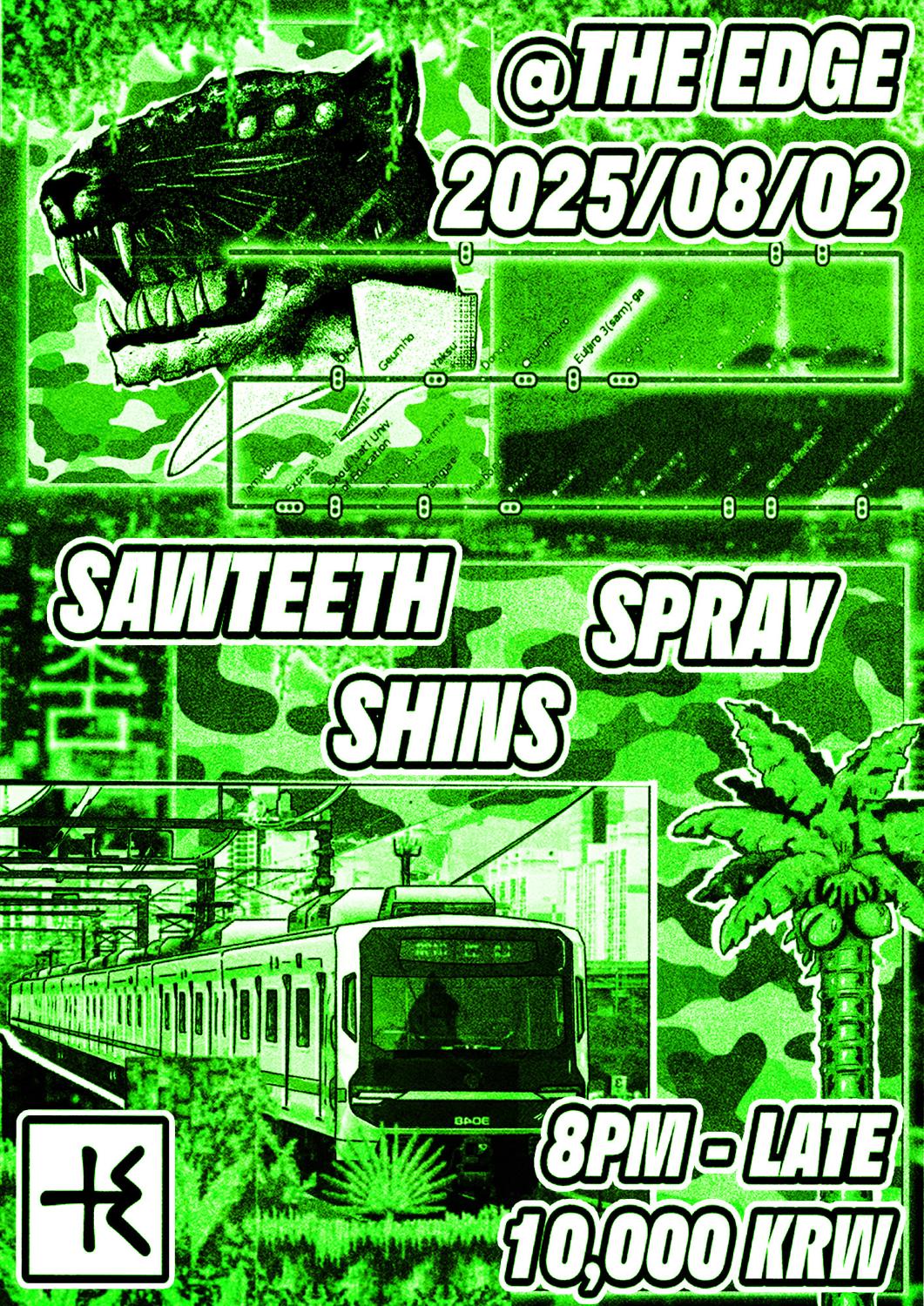 Shins, Spray & Sawteeth @The Edge