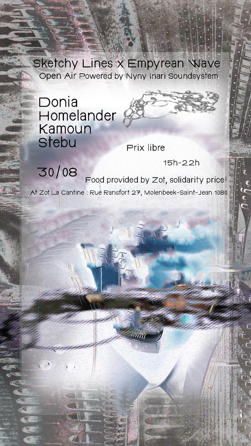 Sketchy Lines X Empyrean Wave: Open Air @Zot La Cantine