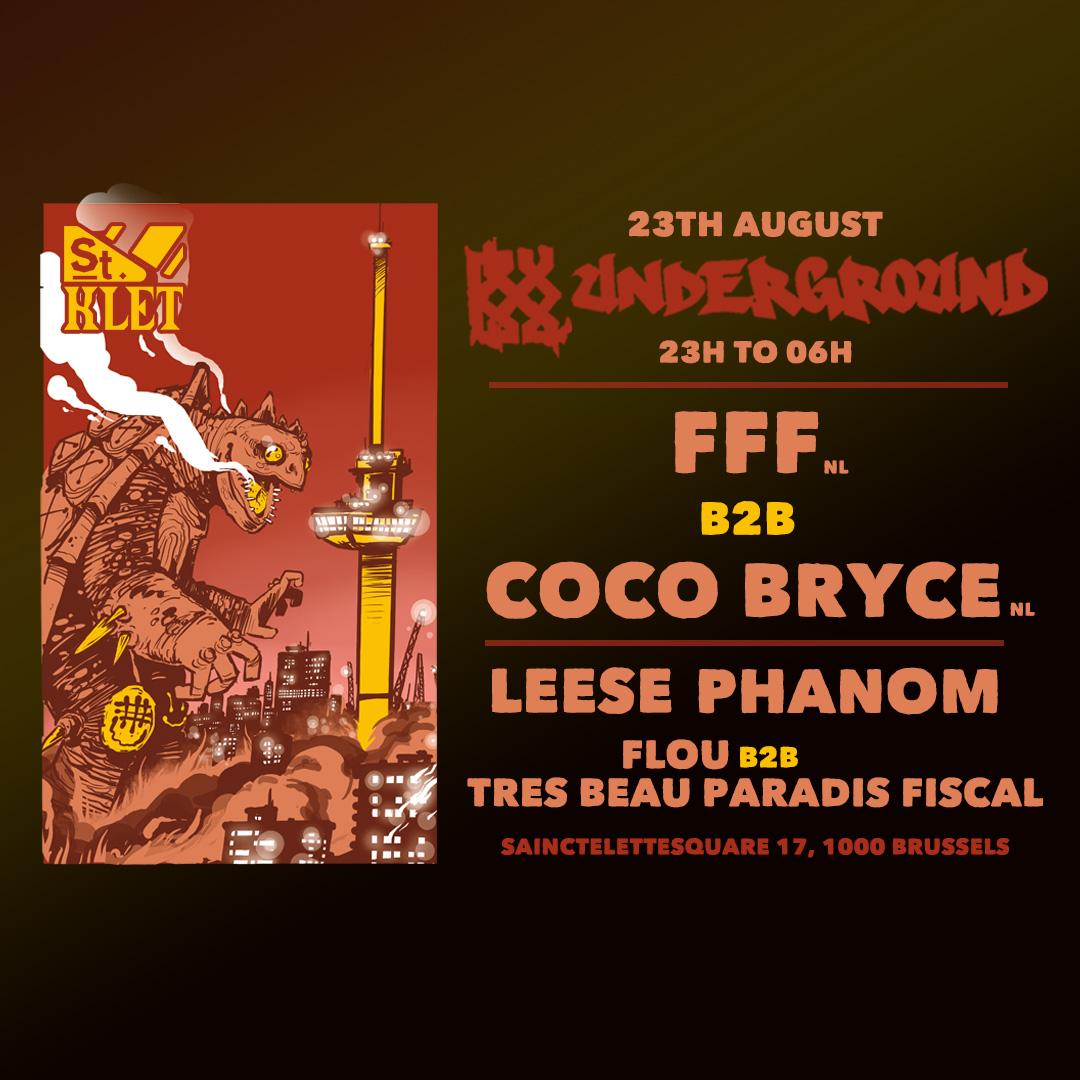 Bxl Underground Night With Fff B2B Coco Bryce