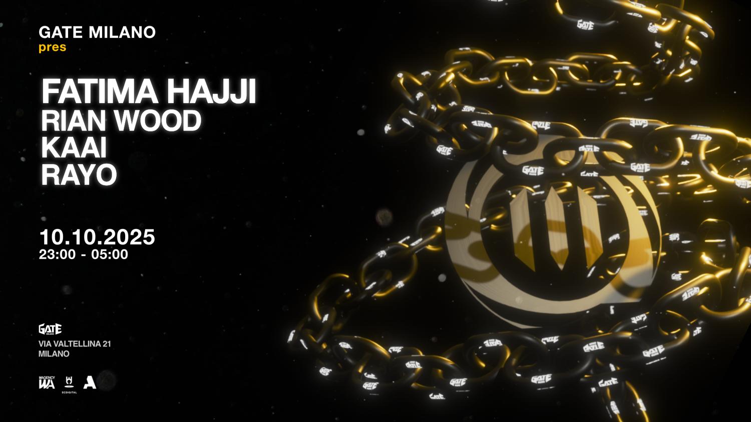 Fatima Hajjii, Rian Wood, Kaai, Rayo