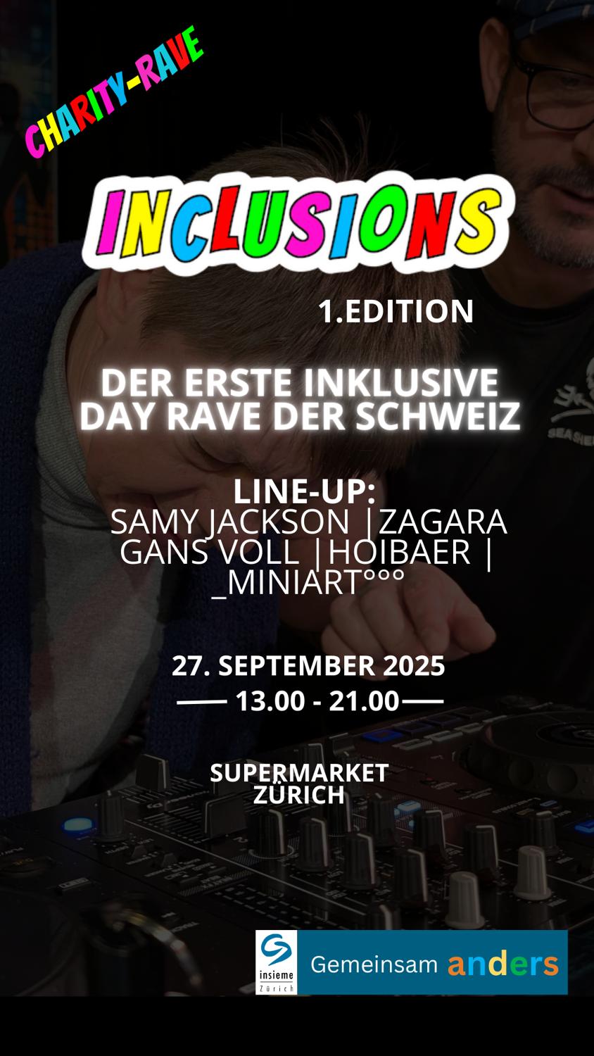 Inclusions – Charity Rave