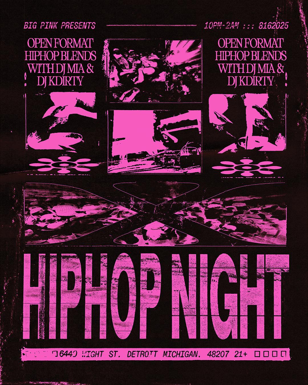 Hip Hop Night: Dj Kdirty & Dj Mia (Open Format Hiphop Bangers)
