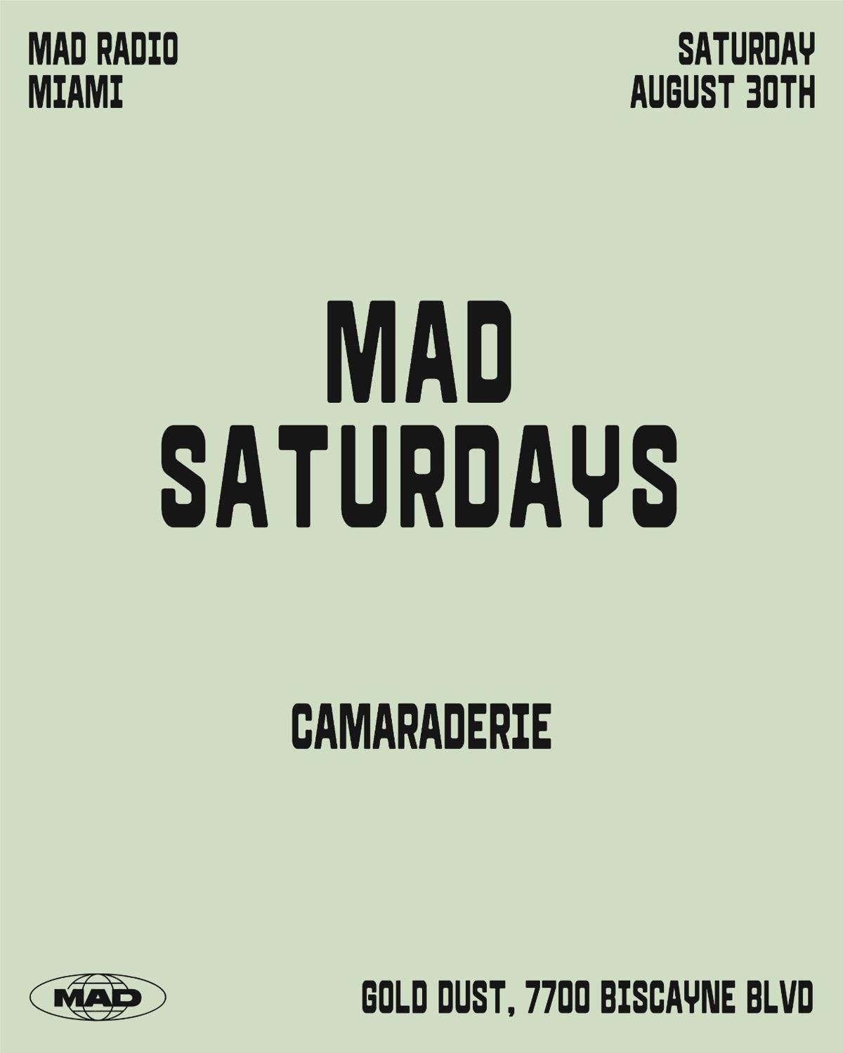 Mad Saturdays / Camaraderie: Puma, Harry, Amare