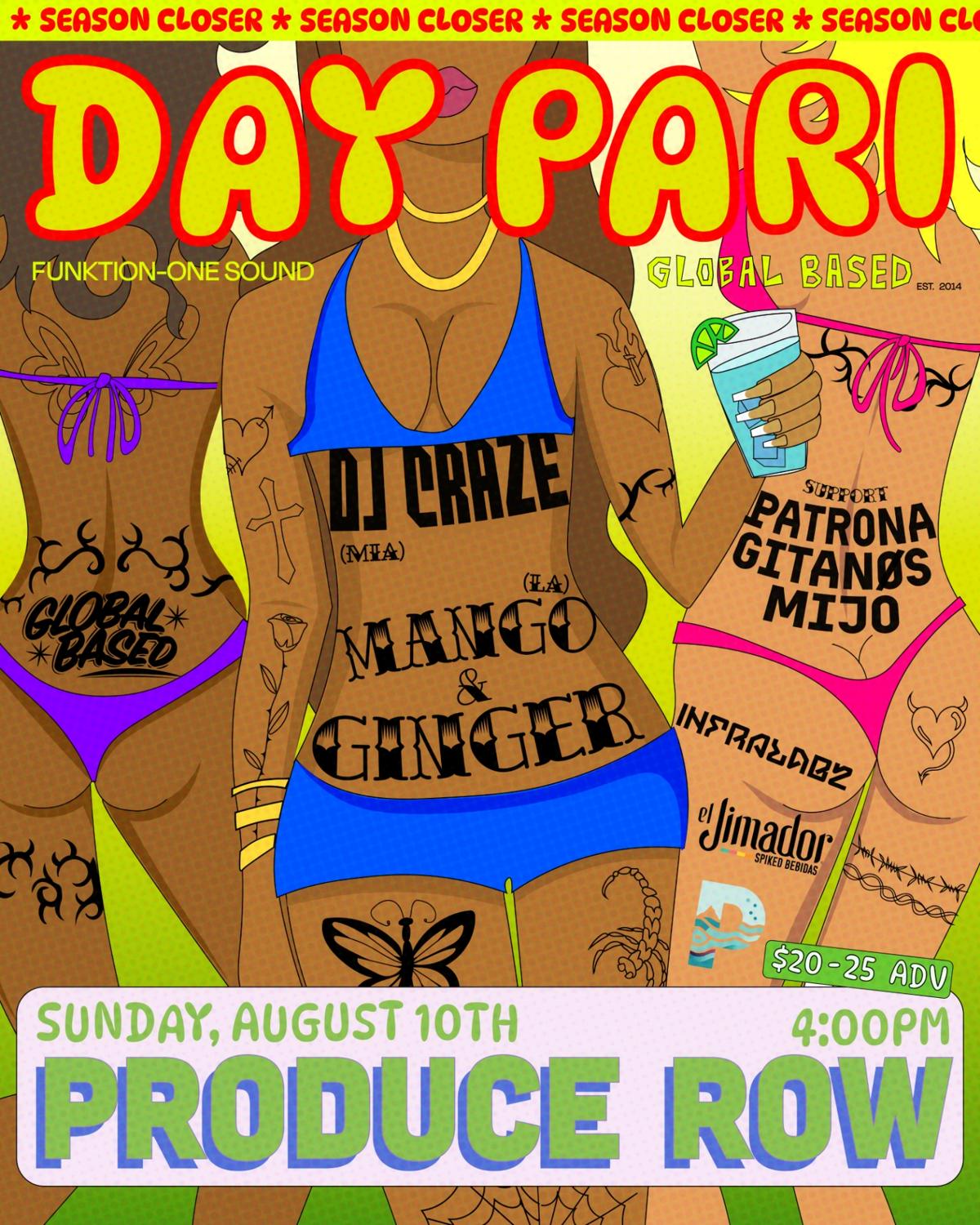 Global Based: Day Pari With Dj Craze + Mango & Ginger