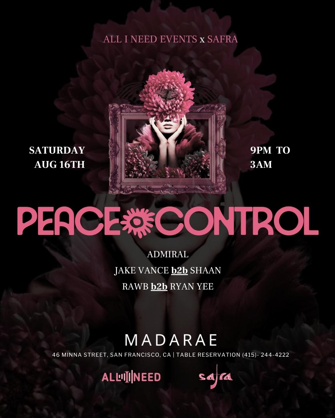 Peace Control[ Afro House] At Madarae