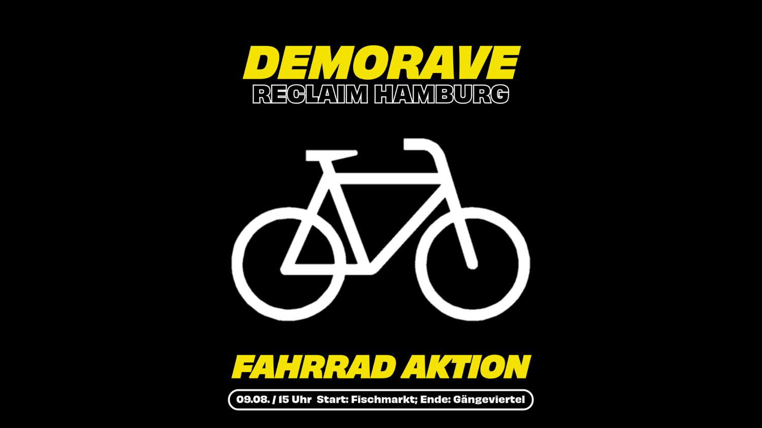 Demorave - Fahrrad Aktion