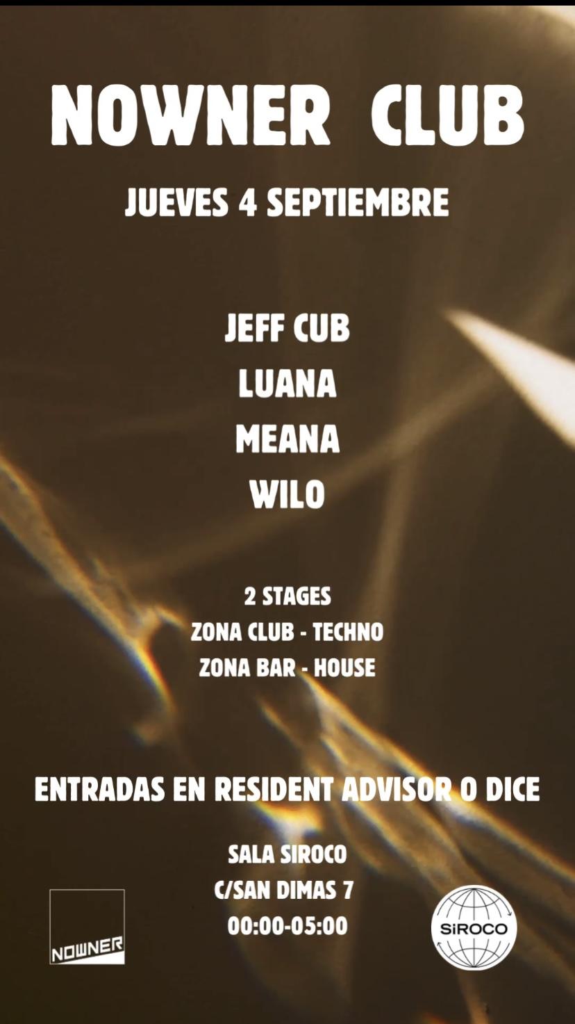 Nowner Club (Listas Gratis Hasta La 1:30)