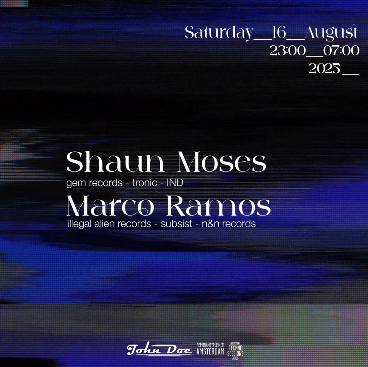 Amsterdam Techno Sessions With Shaun Moses (Gem Records - Tronic) Ind