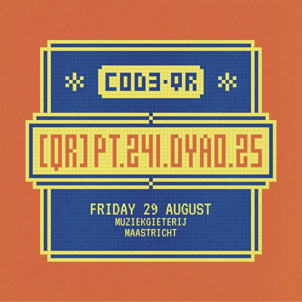 Cod3 Qr Label Anniversary Party