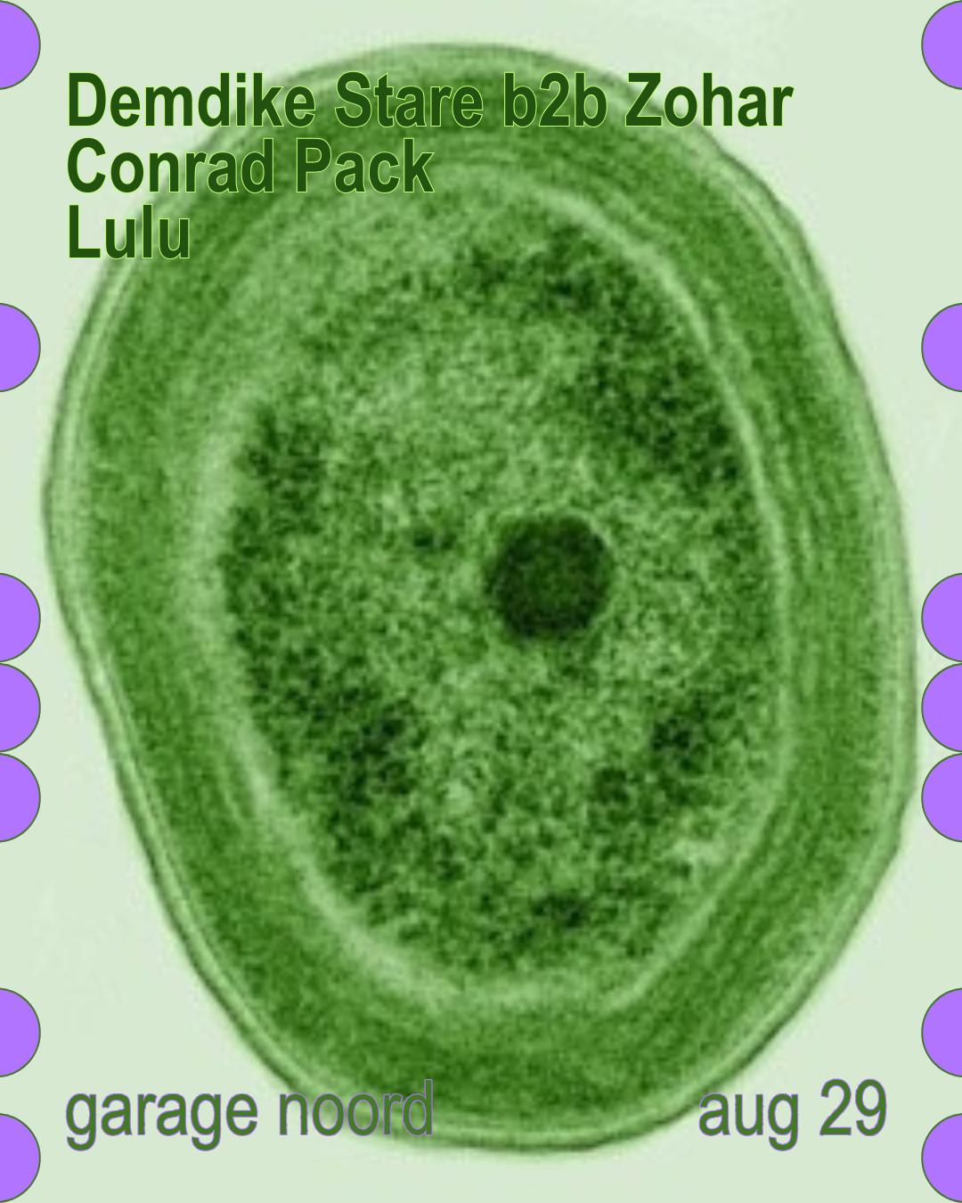 Demdike Stare B2B Zohar, Conrad Pack, Lulu