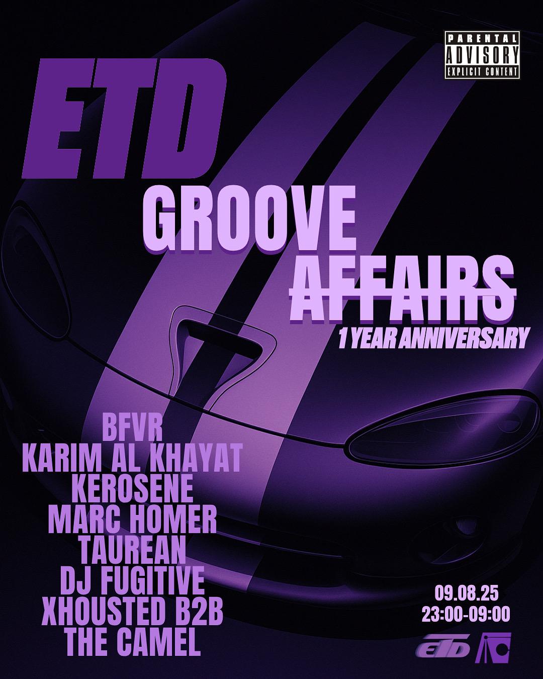 Etd Anniversary: Groove Affairs {10€ Special}