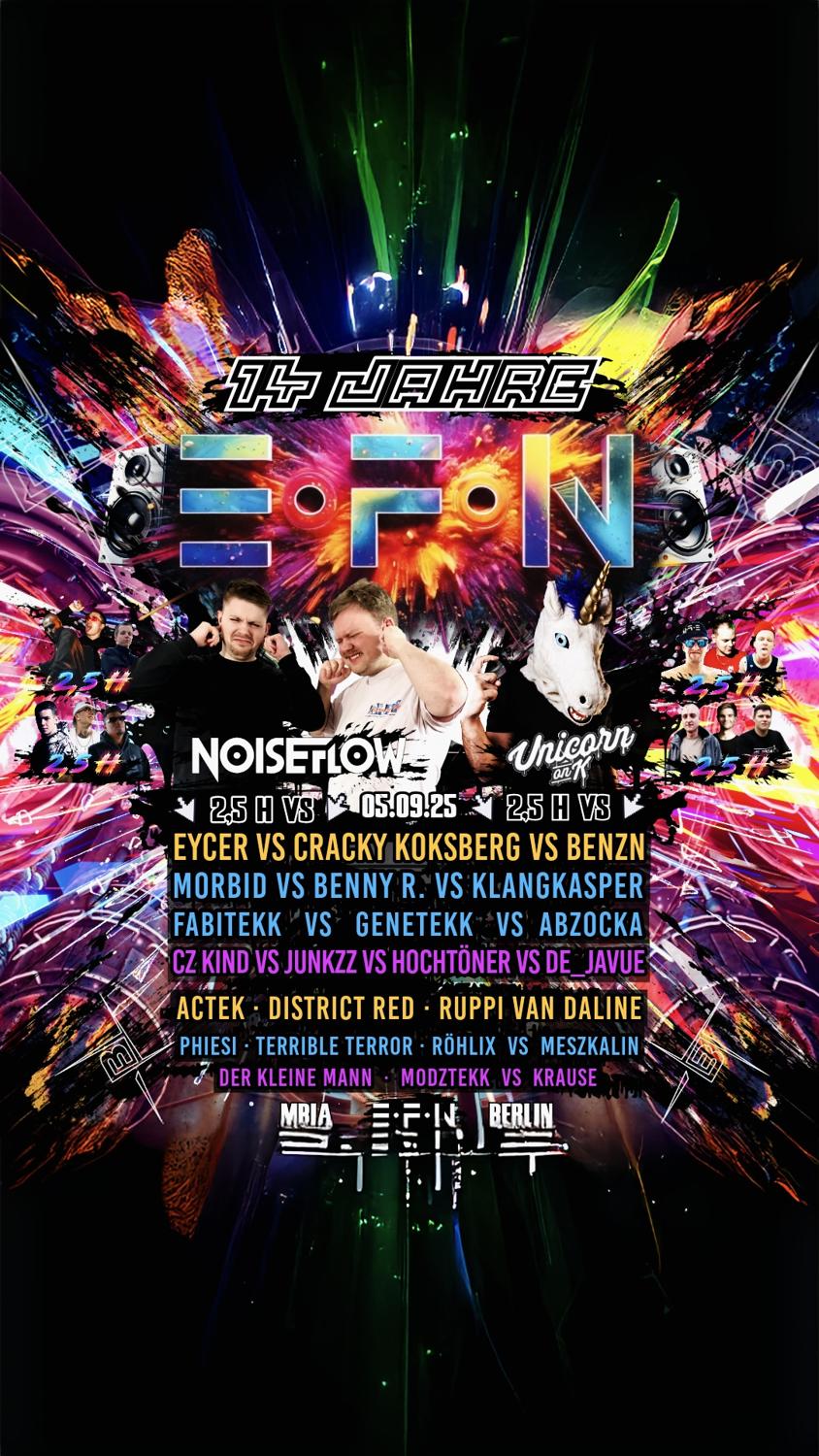 14Y Efn With Unicorn On K. • Noiseflow • Eycer • Cracky Koksberg • Morbid • Fabitekk • Actek