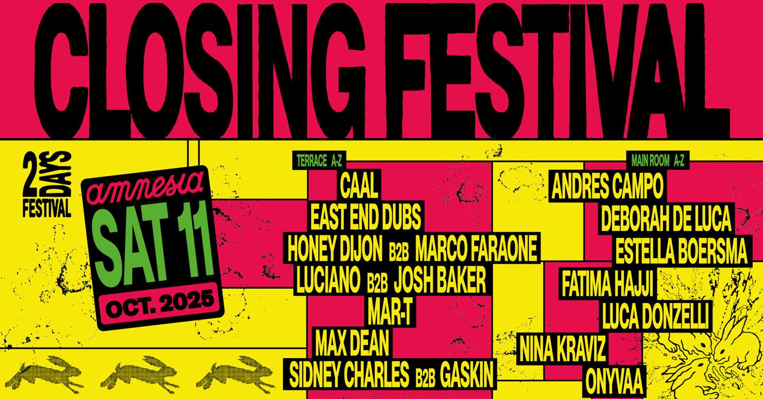Amnesia Closing Festival (Day 2)