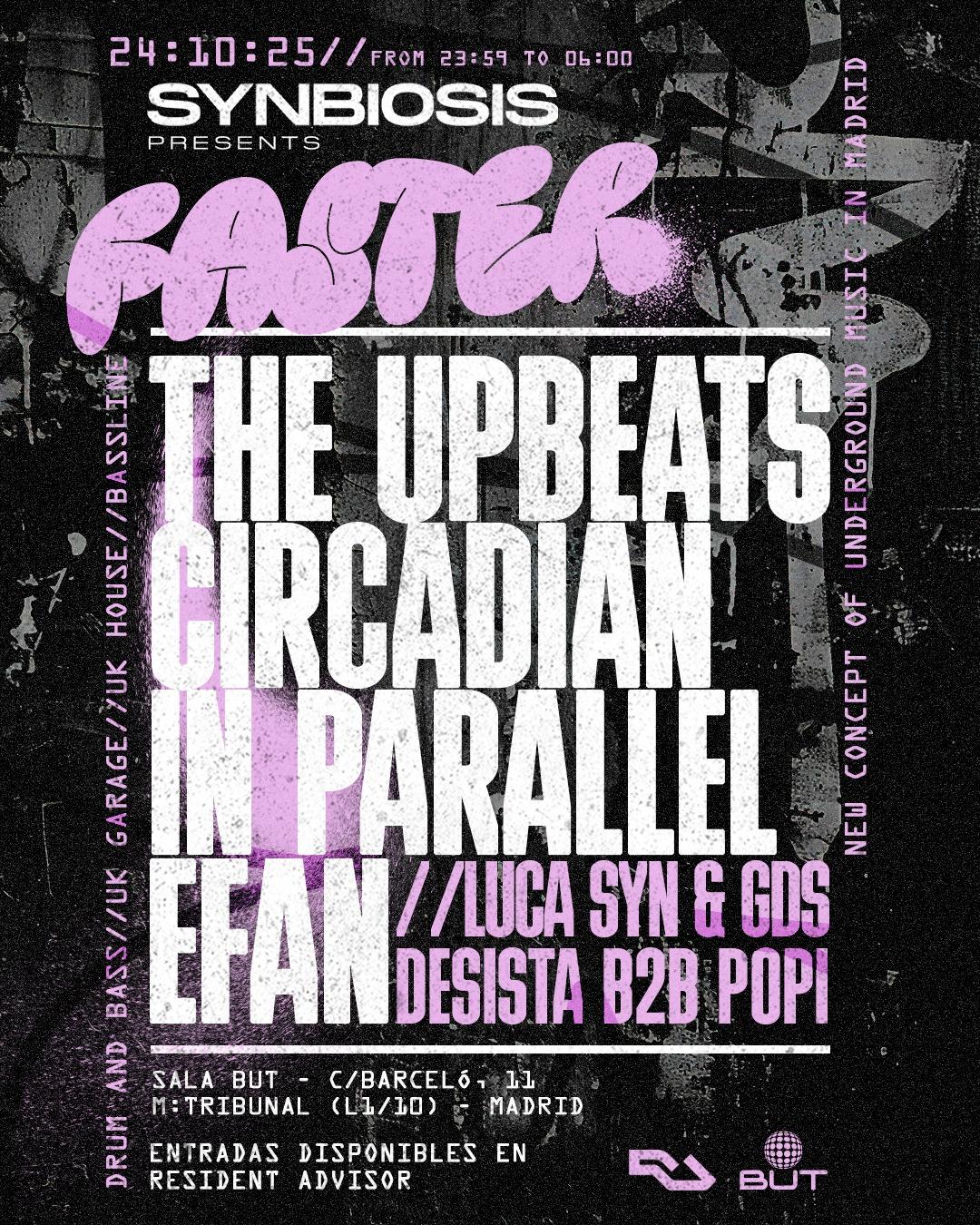 Synbiosis Faster: The Upbeats, In Parallel, Circadian & Efan