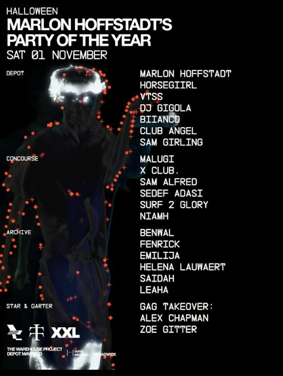 Halloween - Marlon Hoffstadt Presents: Party Of The Year + Vtss, Horsegiirl, X Club + More