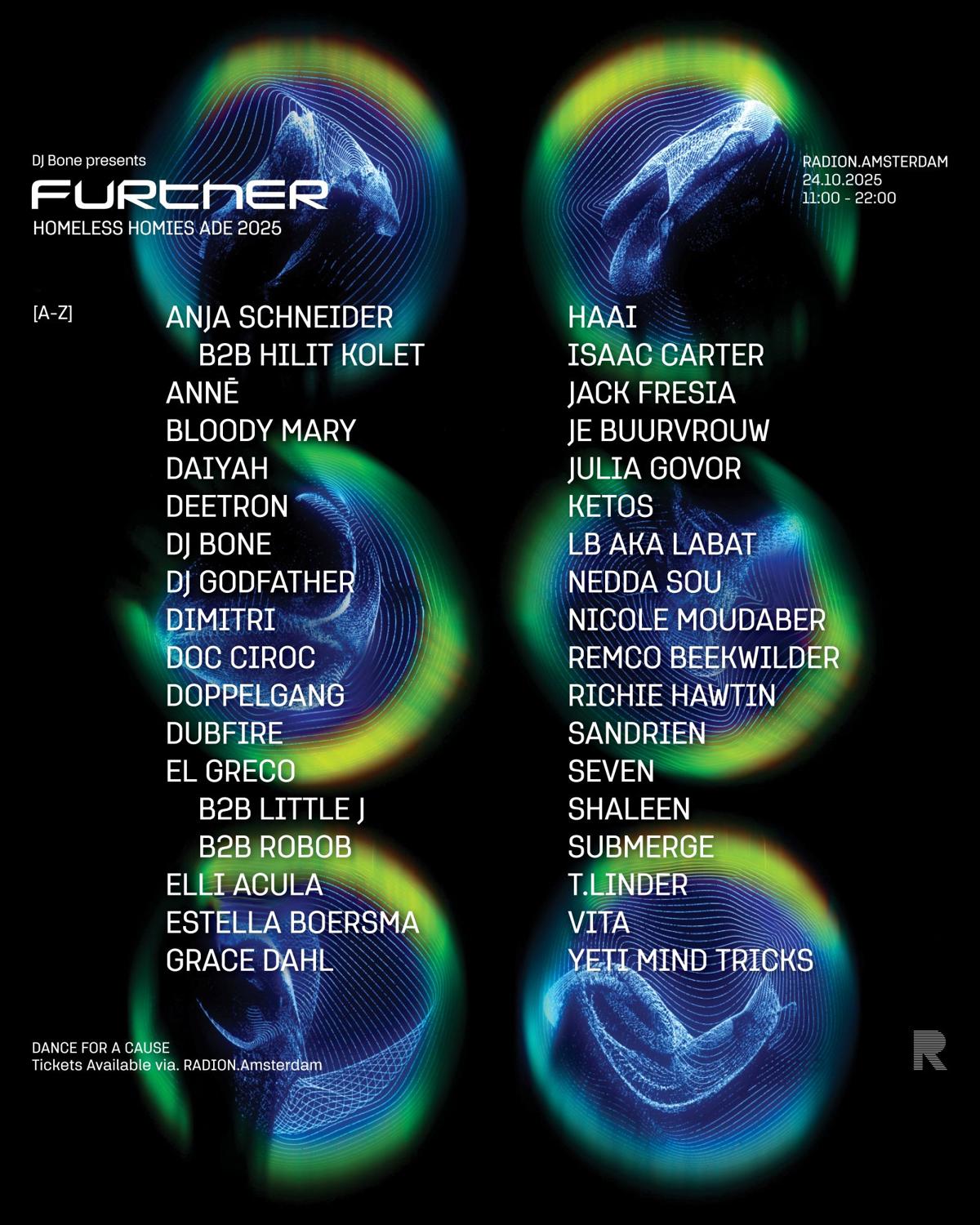 Dj Bone Presents: Further X Homeless Homies Ade 2025