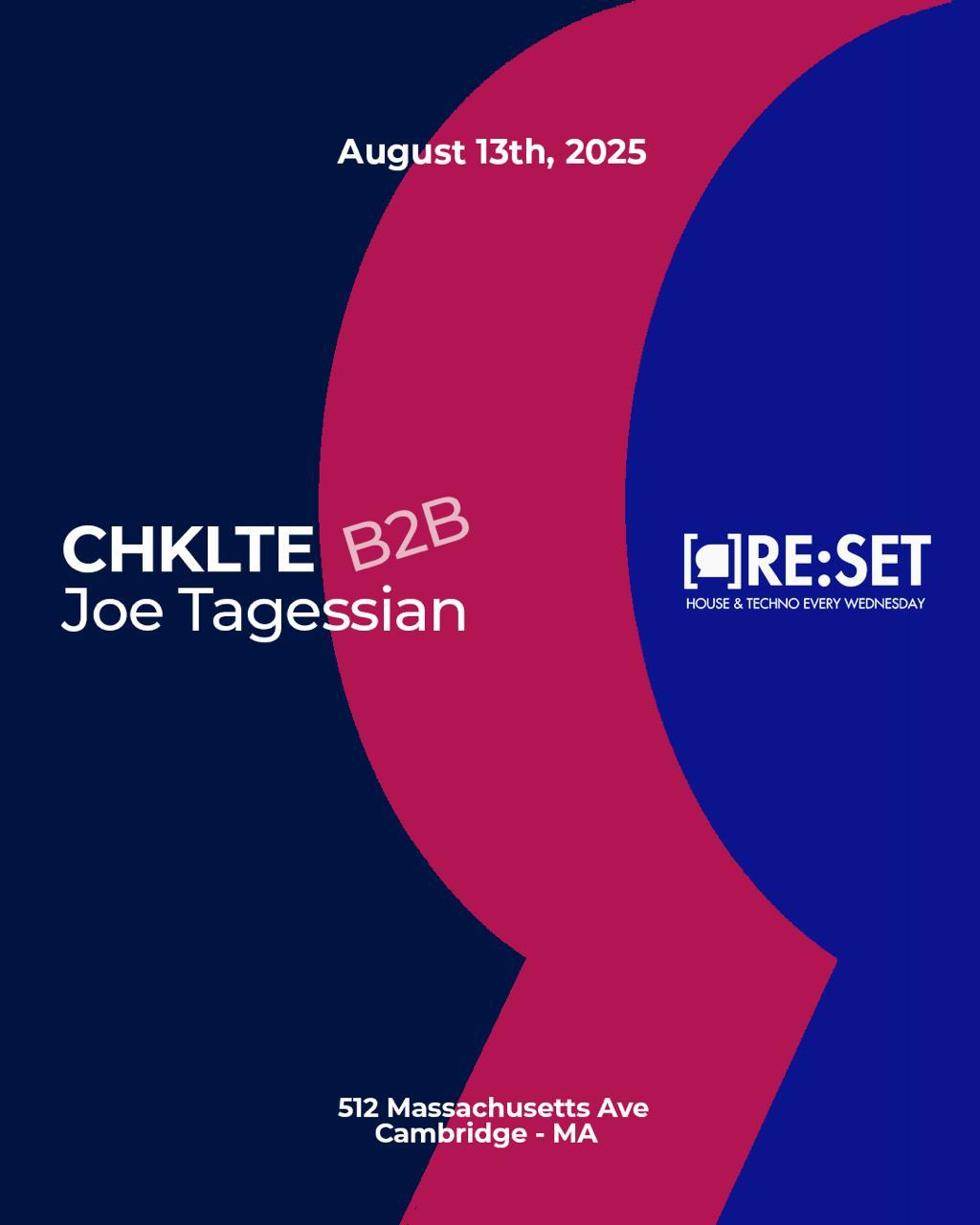 Re:Set With Chklte B2B Joe Tagessian