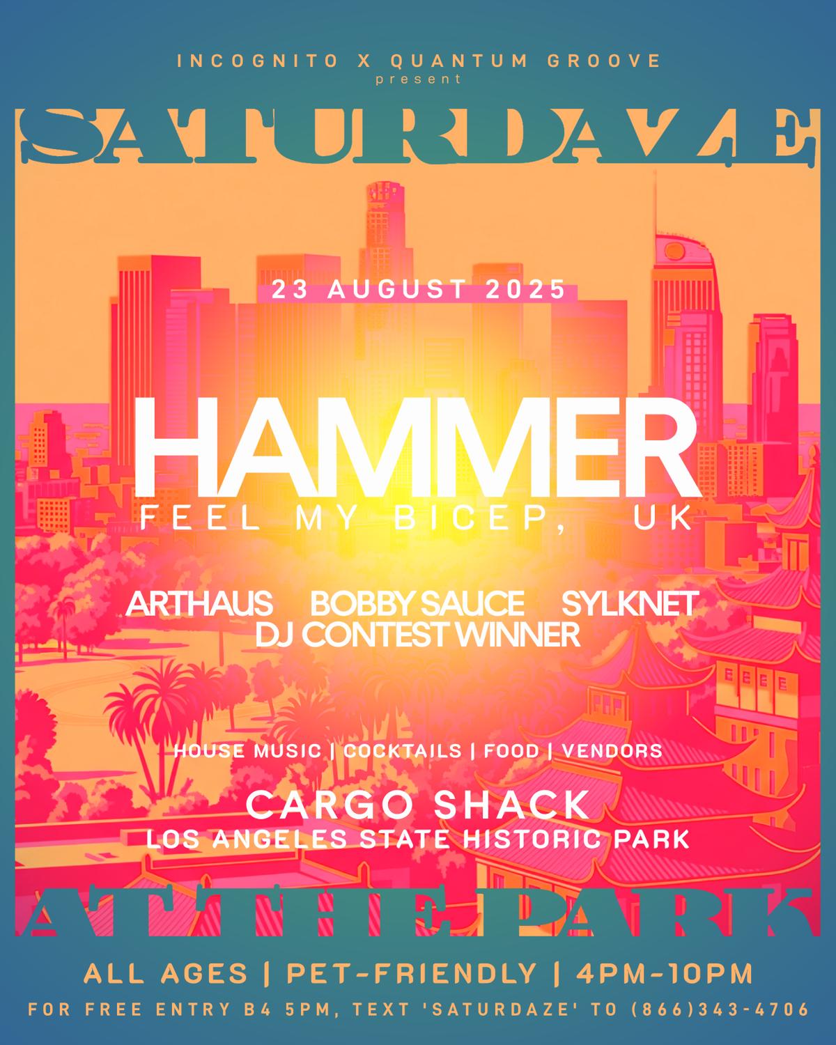 Saturdaze At The Park With Hammer (Feel My Bicep, Uk)