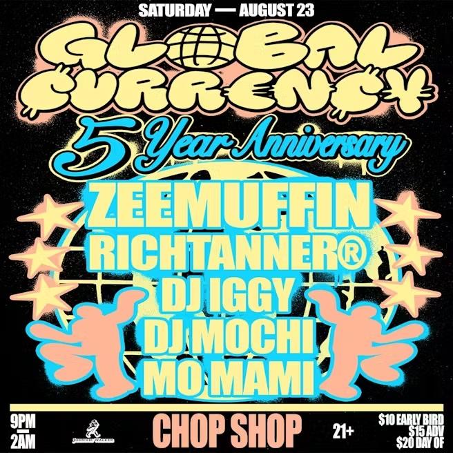 Global Currency 5 Year Anniversary - Zeemuffin